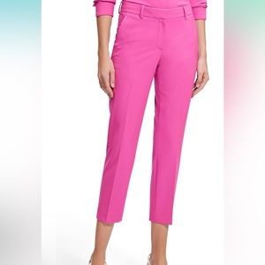 THEORY Treeca pant in good wool carnation pink size US 8 - NWT